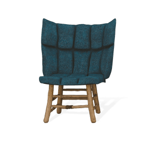 Modern Emerald Fabric Chair